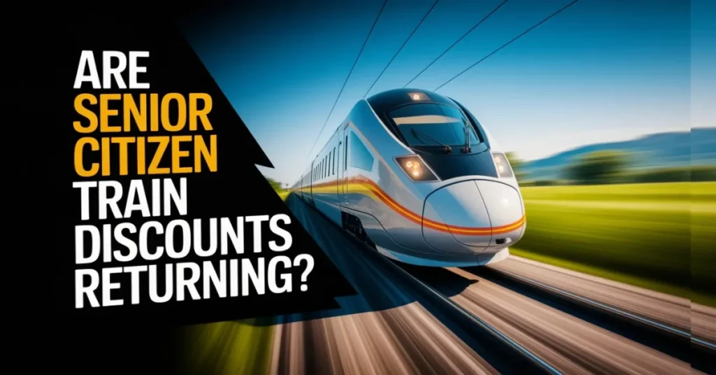 Senior Citizen Train Ticket Discounts