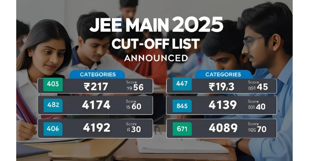 JEE Main 2025 Cut-Off List Announced